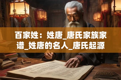 百家姓：姓唐_唐氏家族家谱_姓唐的名人_唐氏起源