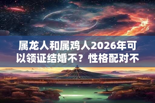 属龙人和属鸡人2026年可以领证结婚不？性格配对不