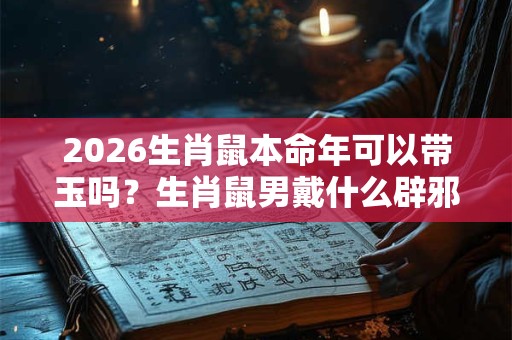 2026生肖鼠本命年可以带玉吗？生肖鼠男戴什么辟邪？