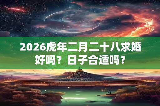 2026虎年二月二十八求婚好吗？日子合适吗？