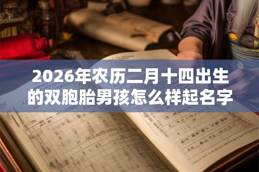 2026年农历二月十四出生的双胞胎男孩怎么样起名字