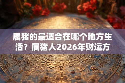 属猪的最适合在哪个地方生活？属猪人2026年财运方位