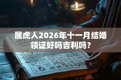 属虎人2026年十一月结婚领证好吗吉利吗？