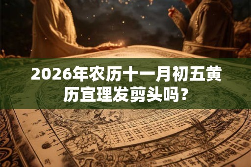 2026年农历十一月初五黄历宜理发剪头吗？