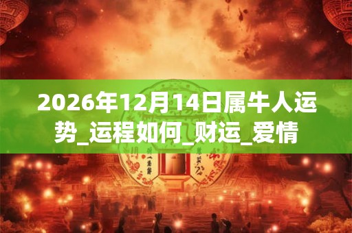 2026年12月14日属牛人运势_运程如何_财运_爱情