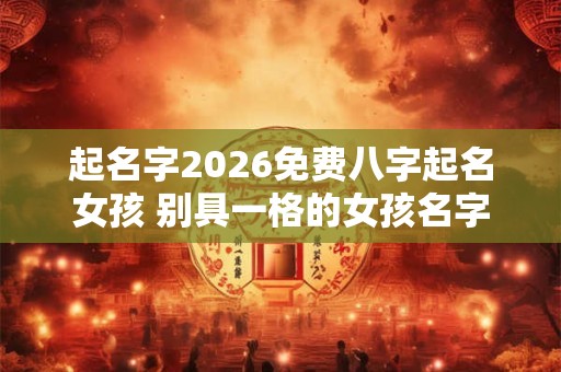 起名字2026免费八字起名女孩 别具一格的女孩名字