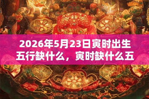2026年5月23日寅时出生五行缺什么，寅时缺什么五行
