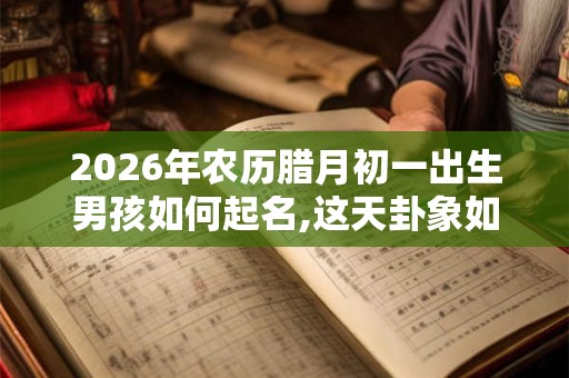 2026年农历腊月初一出生男孩如何起名,这天卦象如何？