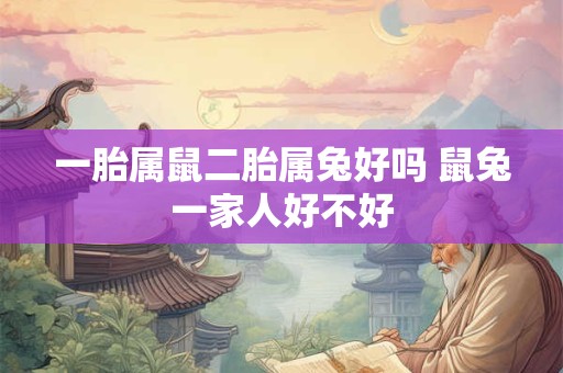 一胎属鼠二胎属兔好吗 鼠兔一家人好不好