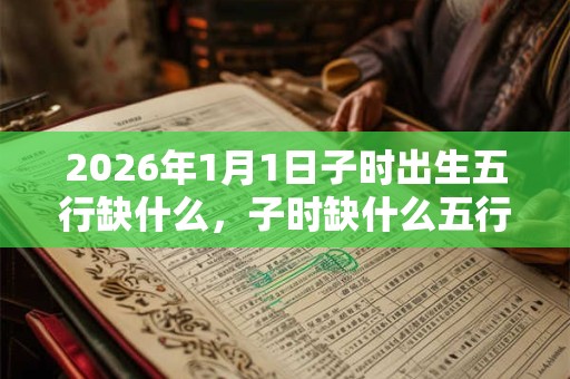 2026年1月1日子时出生五行缺什么，子时缺什么五行