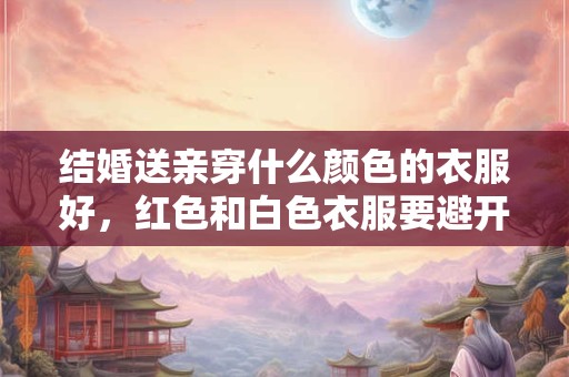 结婚送亲穿什么颜色的衣服好，红色和白色衣服要避开