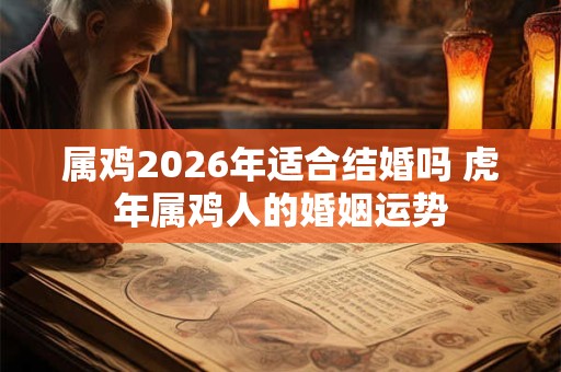 属鸡2026年适合结婚吗 虎年属鸡人的婚姻运势