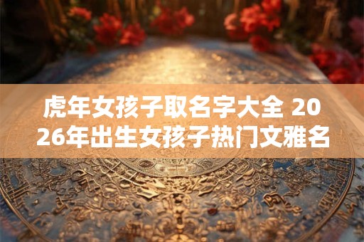 虎年女孩子取名字大全 2026年出生女孩子热门文雅名