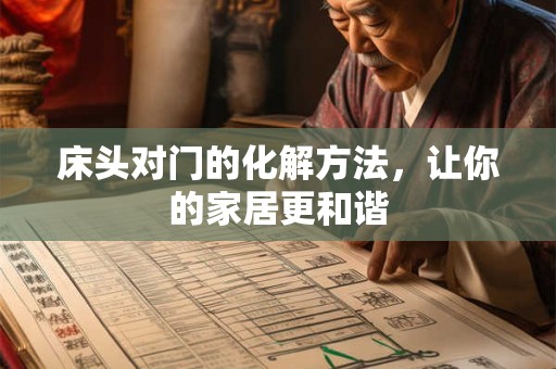 床头对门的化解方法，让你的家居更和谐