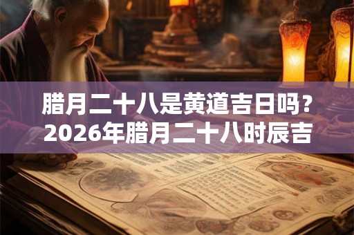腊月二十八是黄道吉日吗？2026年腊月二十八时辰吉凶一览表