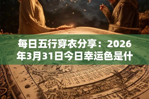 每日五行穿衣分享：2026年3月31日今日幸运色是什么