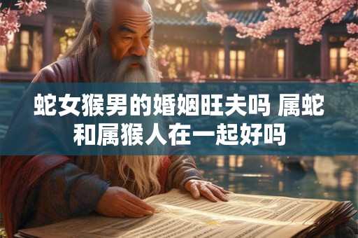 蛇女猴男的婚姻旺夫吗 属蛇和属猴人在一起好吗