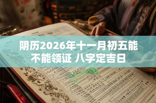 阴历2026年十一月初五能不能领证 八字定吉日