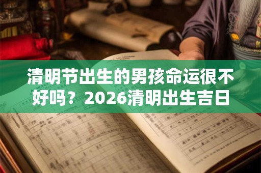 清明节出生的男孩命运很不好吗？2026清明出生吉日查询