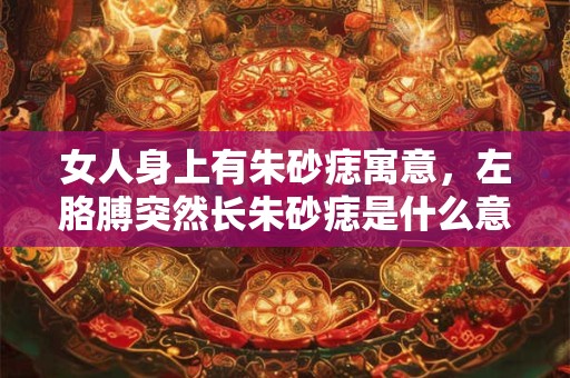 女人身上有朱砂痣寓意，左胳膊突然长朱砂痣是什么意思？