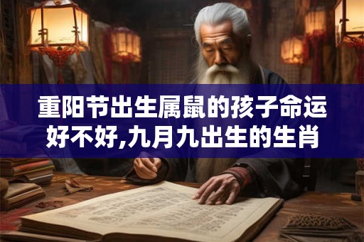 重阳节出生属鼠的孩子命运好不好,九月九出生的生肖鼠的命运