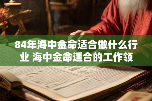 84年海中金命适合做什么行业 海中金命适合的工作领域