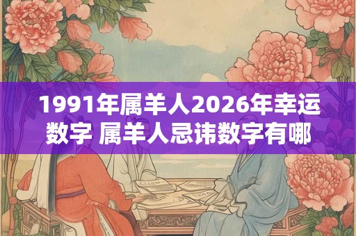 1991年属羊人2026年幸运数字 属羊人忌讳数字有哪些