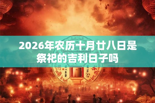 2026年农历十月廿八日是祭祀的吉利日子吗