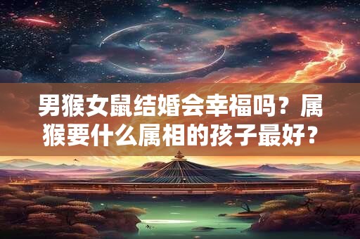男猴女鼠结婚会幸福吗？属猴要什么属相的孩子最好？