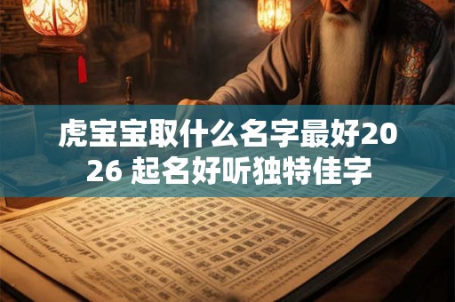 虎宝宝取什么名字最好2026 起名好听独特佳字