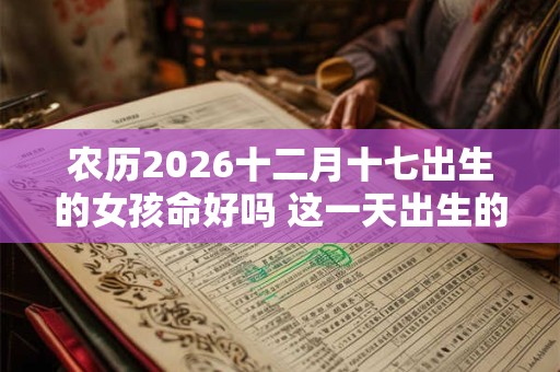 农历2026十二月十七出生的女孩命好吗 这一天出生的女孩命好