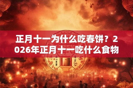 正月十一为什么吃春饼？2026年正月十一吃什么食物