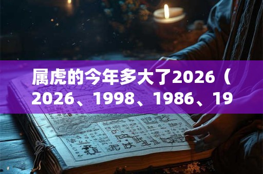 属虎的今年多大了2026（2026、1998、1986、1974、1962）