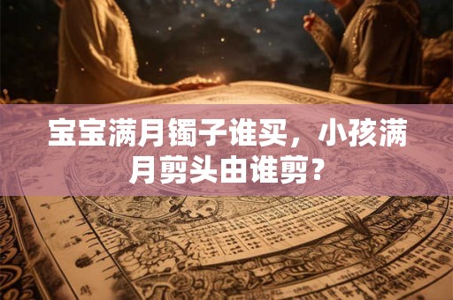 宝宝满月镯子谁买，小孩满月剪头由谁剪？