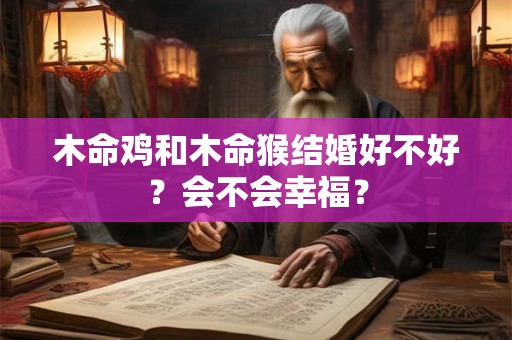 木命鸡和木命猴结婚好不好？会不会幸福？