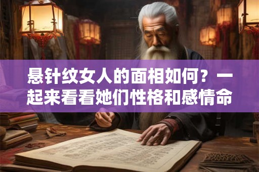 悬针纹女人的面相如何？一起来看看她们性格和感情命运
