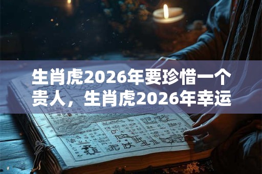 生肖虎2026年要珍惜一个贵人，生肖虎2026年幸运色