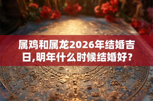 属鸡和属龙2026年结婚吉日,明年什么时候结婚好？
