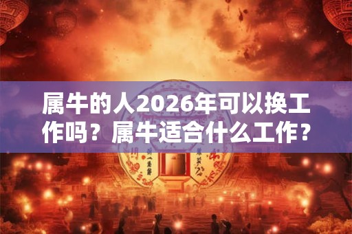 属牛的人2026年可以换工作吗？属牛适合什么工作？