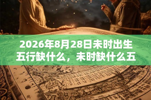 2026年8月28日未时出生五行缺什么，未时缺什么五行