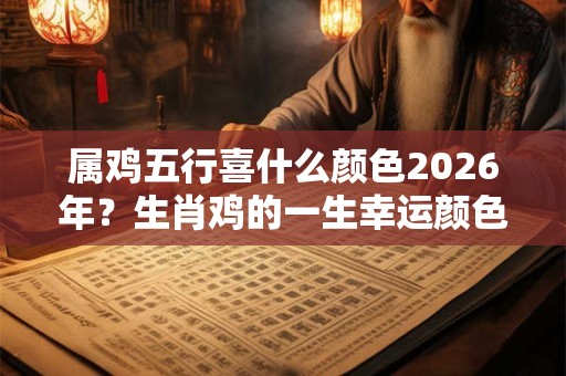 属鸡五行喜什么颜色2026年？生肖鸡的一生幸运颜色是什么