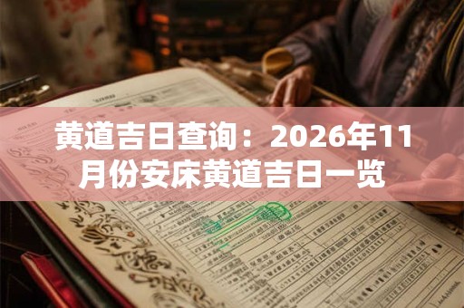 黄道吉日查询：2026年11月份安床黄道吉日一览