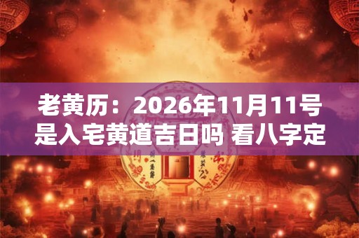 老黄历：2026年11月11号是入宅黄道吉日吗 看八字定吉日
