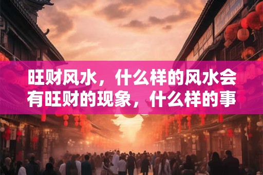 旺财风水，什么样的风水会有旺财的现象，什么样的事物会是旺财的呢？