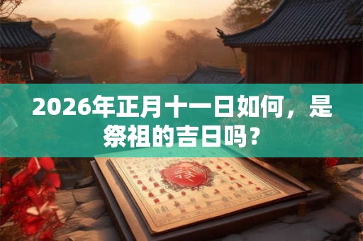 2026年正月十一日如何，是祭祖的吉日吗？