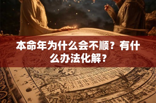 本命年为什么会不顺？有什么办法化解？