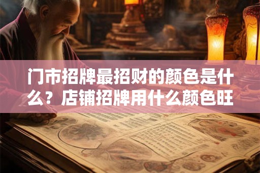 门市招牌最招财的颜色是什么？店铺招牌用什么颜色旺财