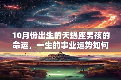 10月份出生的天蝎座男孩的命运，一生的事业运势如何？
