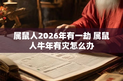 属鼠人2026年有一劫 属鼠人牛年有灾怎么办
