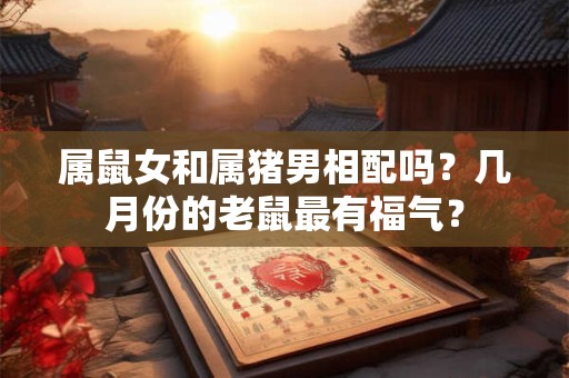 属鼠女和属猪男相配吗？几月份的老鼠最有福气？